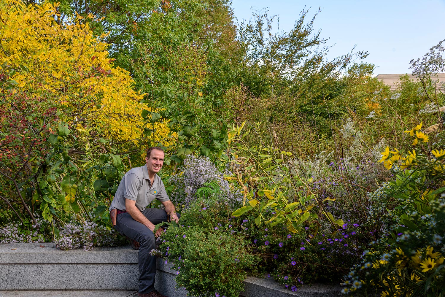Alum James Gagliardi is a supervisory horticulturalist at the Smithsonian Gardens in Washington, D.C.