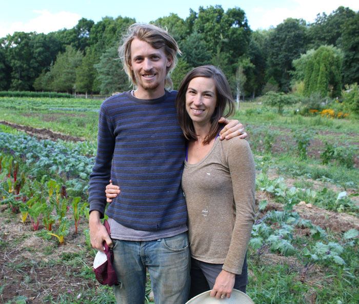 Charlotte Ross and Jonathan Janeway of Sweet Acre Farm