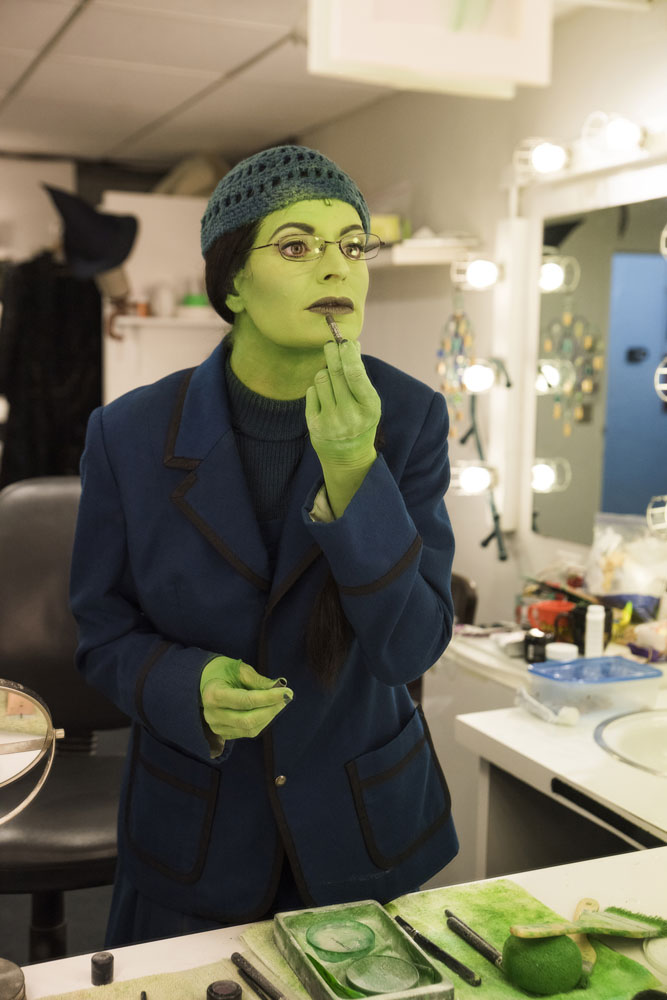 Jackie Burns on putting her lipstick on reclaiming her role as Elphaba on Broadway's Wicked