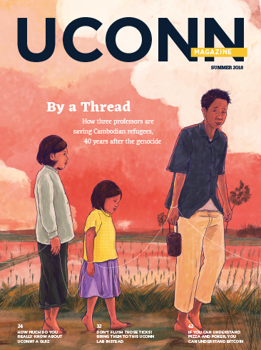 the summer 2018 cover of UConn Magazine