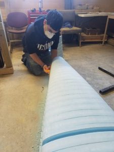 making concrete canoe