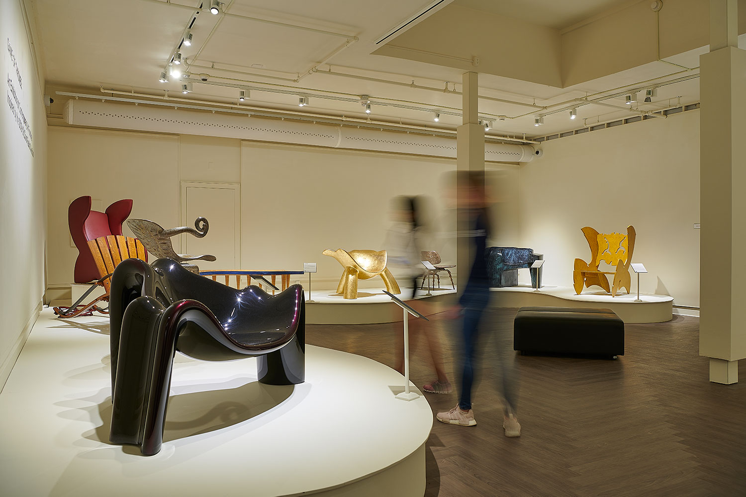 William Benton Museum of Art with a show of 13 chairs by contemporary artists entitled “Game of Thrones: An Exhibition of Contemporary Art Furniture.”