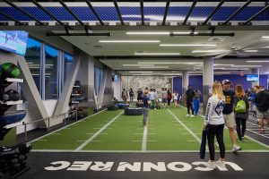 A view of the new Student Recreation Center following the opening ceremony on Aug. 25, 2019. (Peter Morenus/UConn Photo)