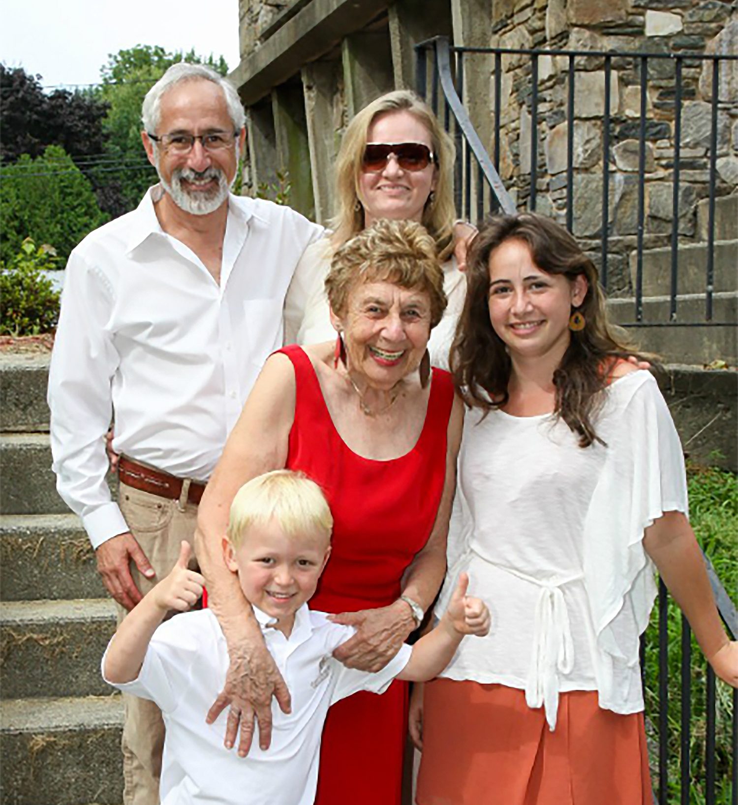 Elsie Fetterman with her Family