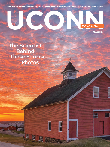 the cover of Fall 2021 Issue of the UConn Magazine