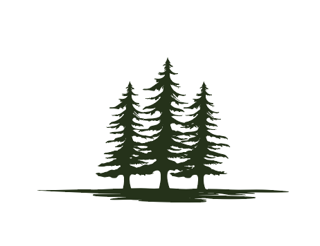 decorative - pine trees