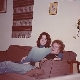 a young Peter Sikes and Andrea Tomczyk