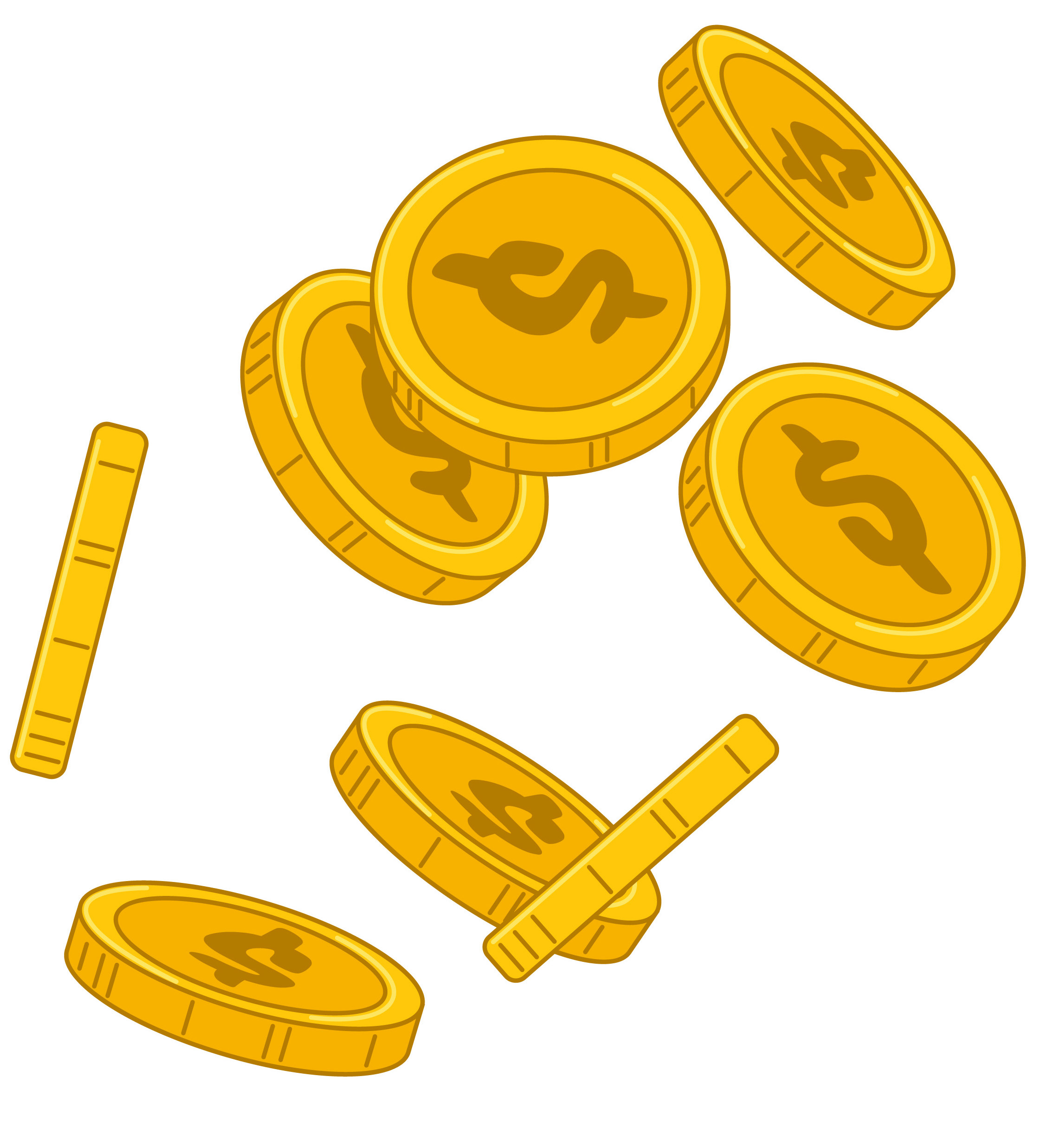 illustration of coins