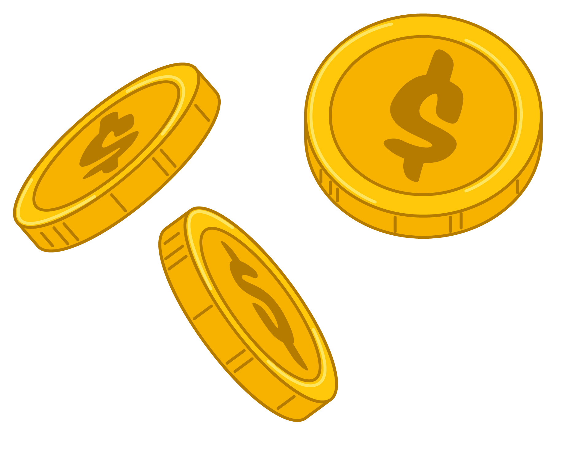 illustration of coins
