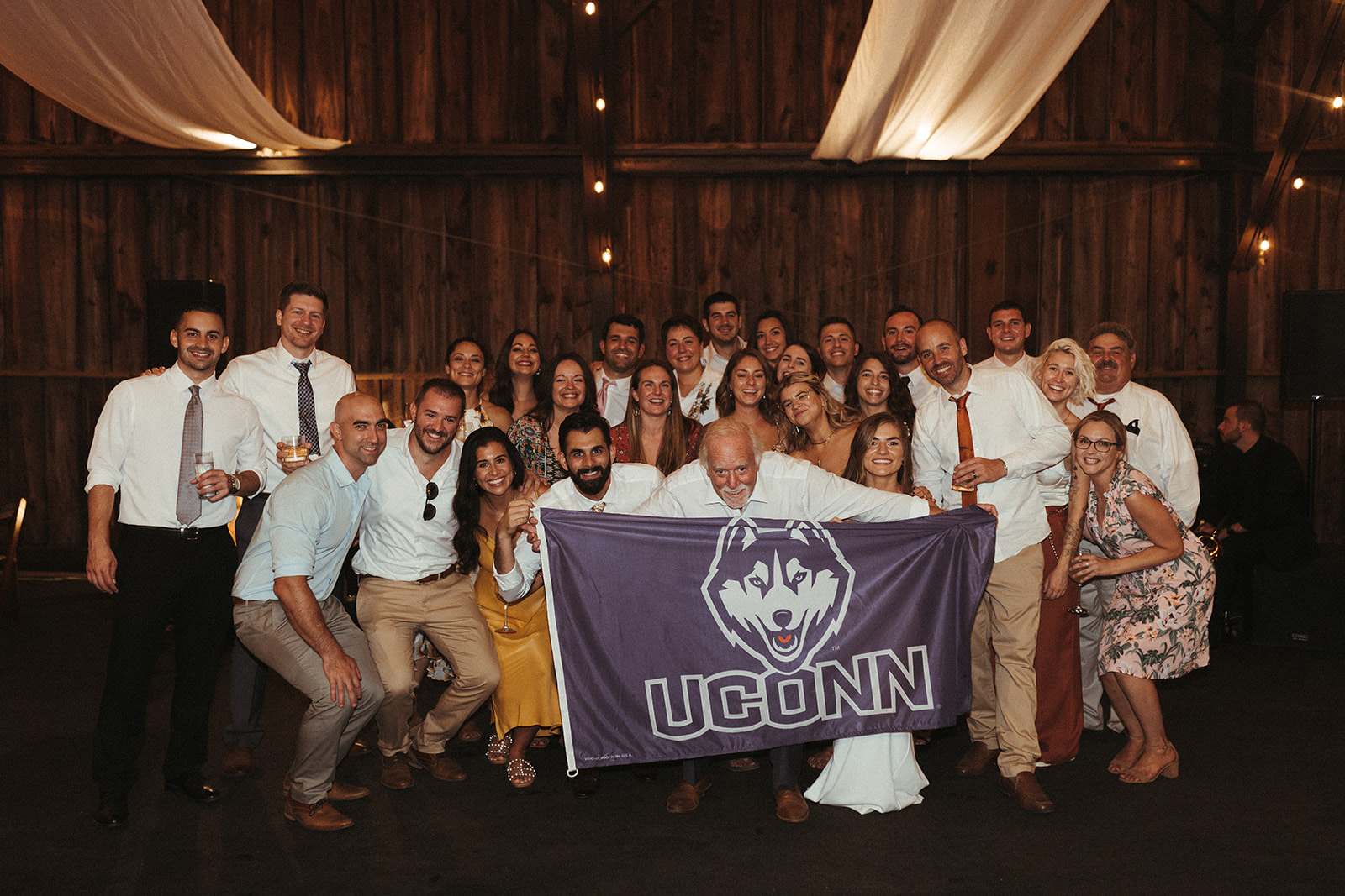 Kim Iacovo ’14 (CLAS) and Collin Monahan ’13 (CLAS) tied the knot amidst a crowd of alums