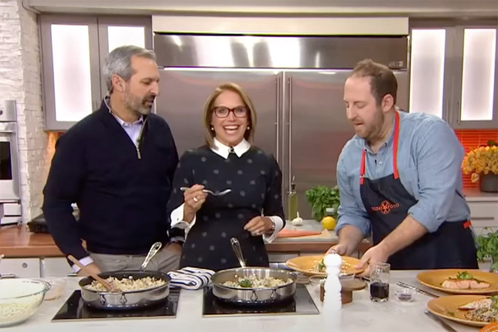 Joel Gamoran prepares Grilled Salmon and Creamy Cauliflower on “The Today Show”