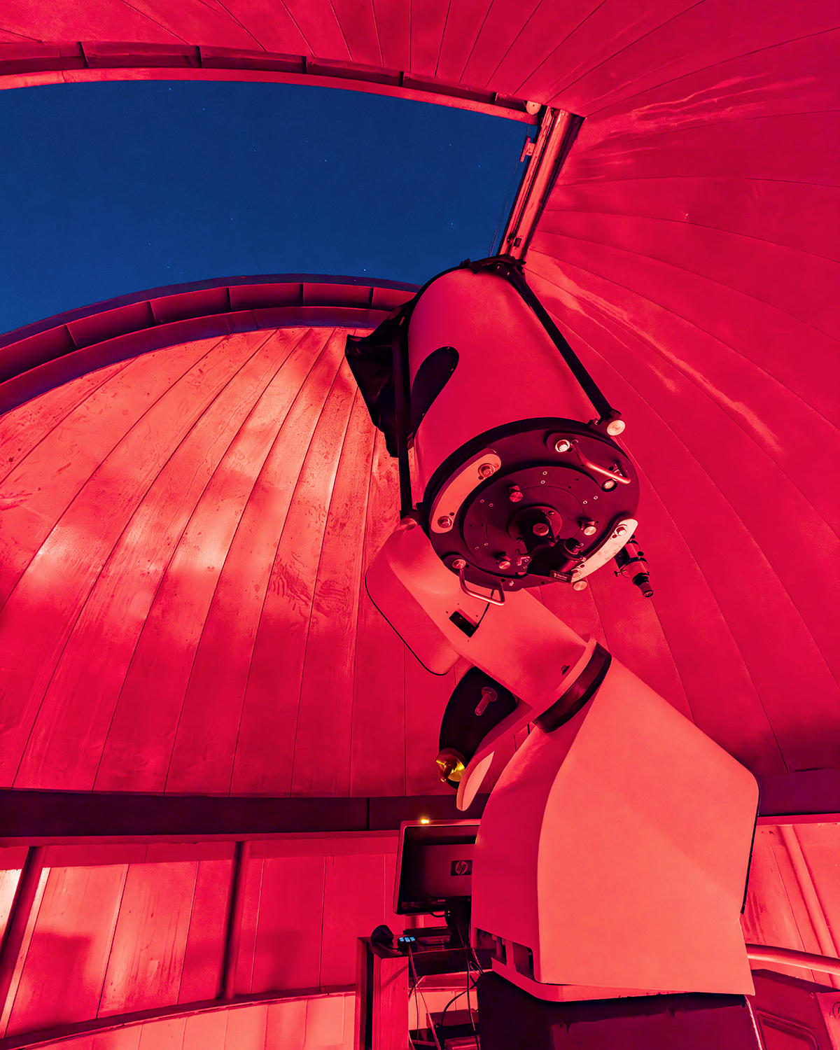 Inside the UConn East Road Observatory