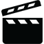 icon of film clapper