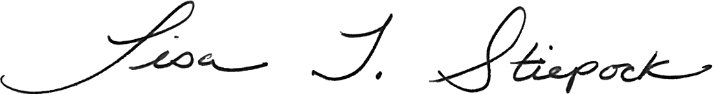 Lisa Stiepock Signature