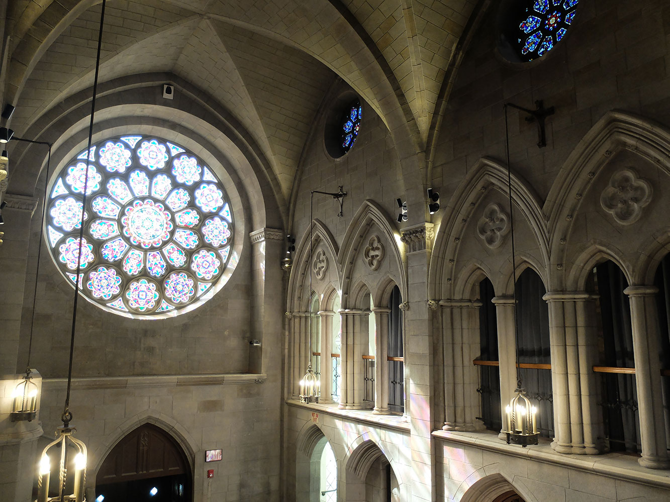 Bigelow Chapel - Great Rose Window after restoration