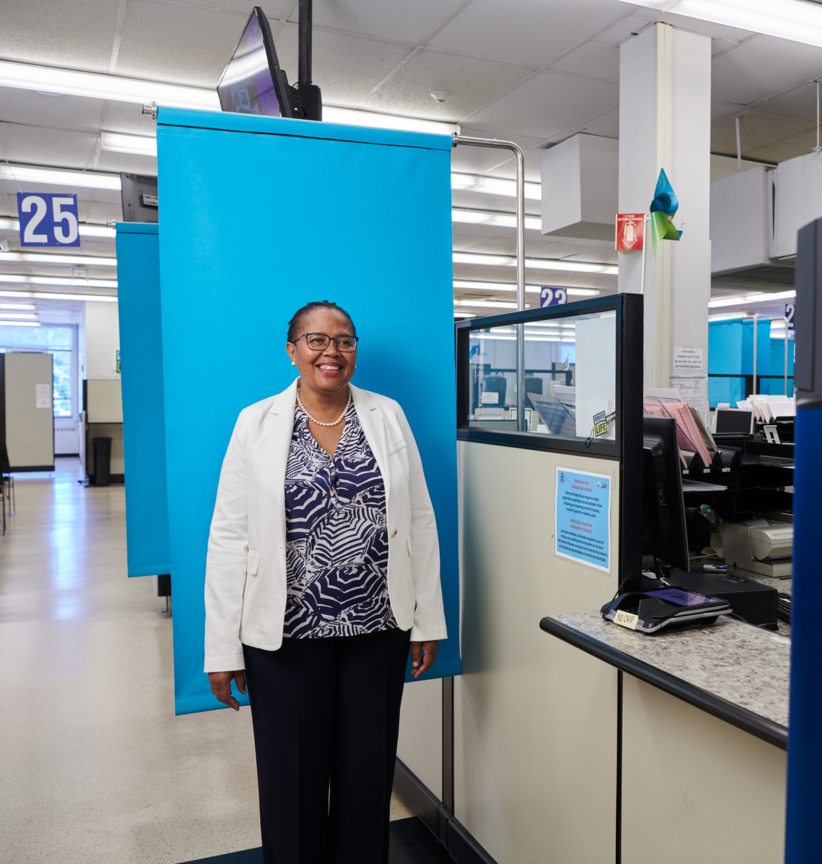 Bongi Magubane '76 UConn at the CT DMV