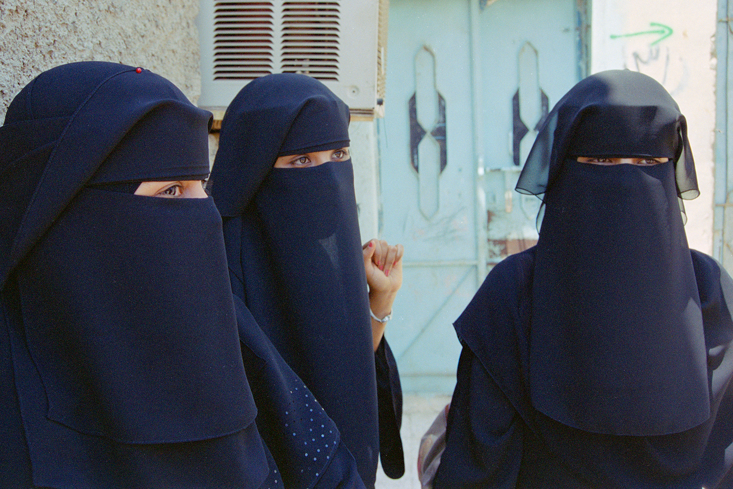 Young businesswomen in Aden, Yemen, 2004.