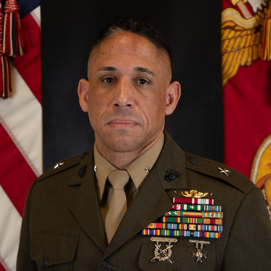 Marine Corps Brigadier General Omar Randall in uniform