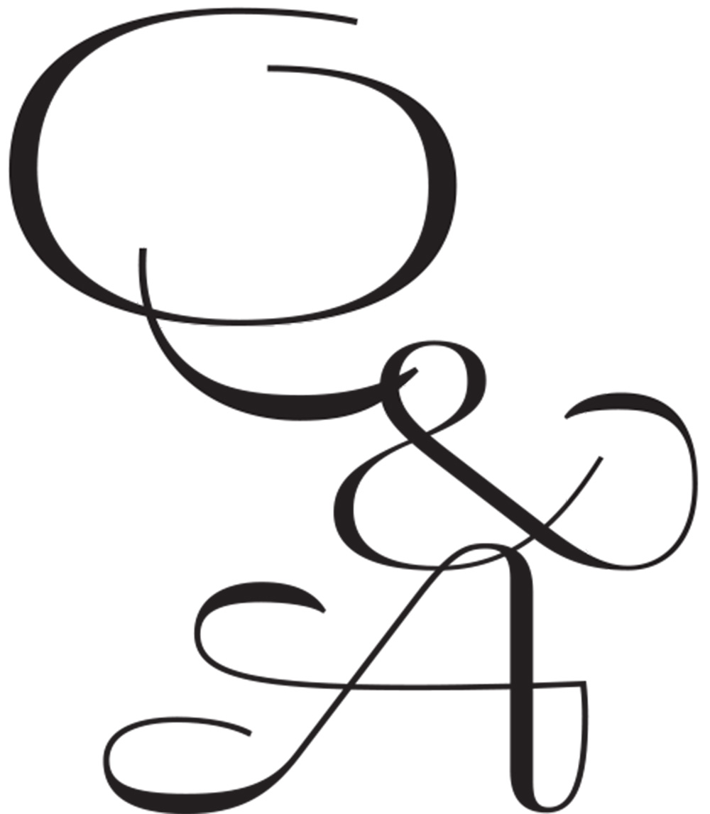 q-and-a_nophoto stylistic lettering spelling Q&A