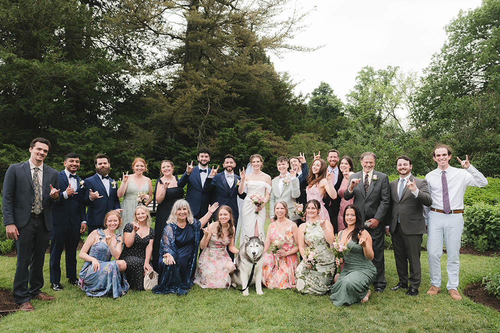 Glassman wedding party