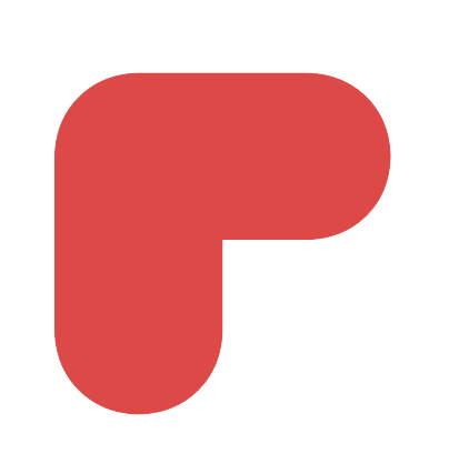 decorative small rounded red arrow