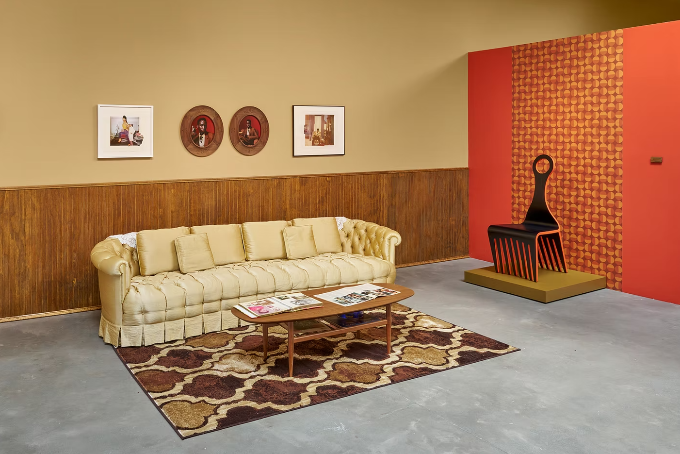 “Glory” installation channeled the 1970s.