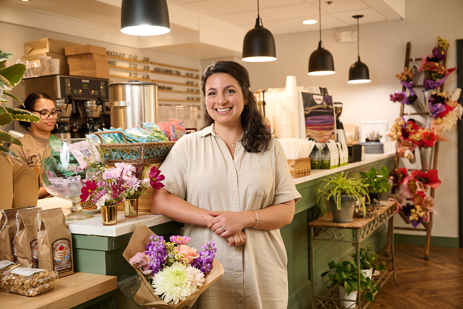 Alexandra Pilon at the Bloom Bake Shop in Hartford