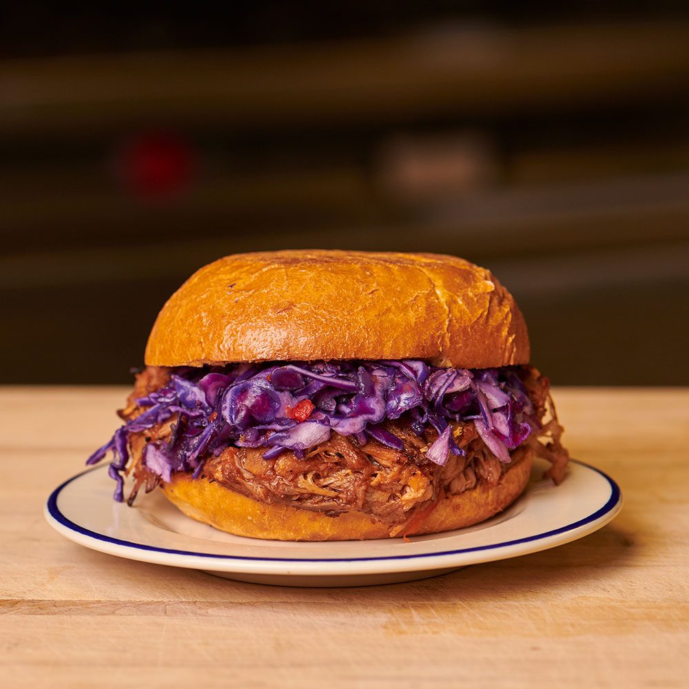 Pork191120a032 Hawaiian BBQ Pulled Pork Sandwich