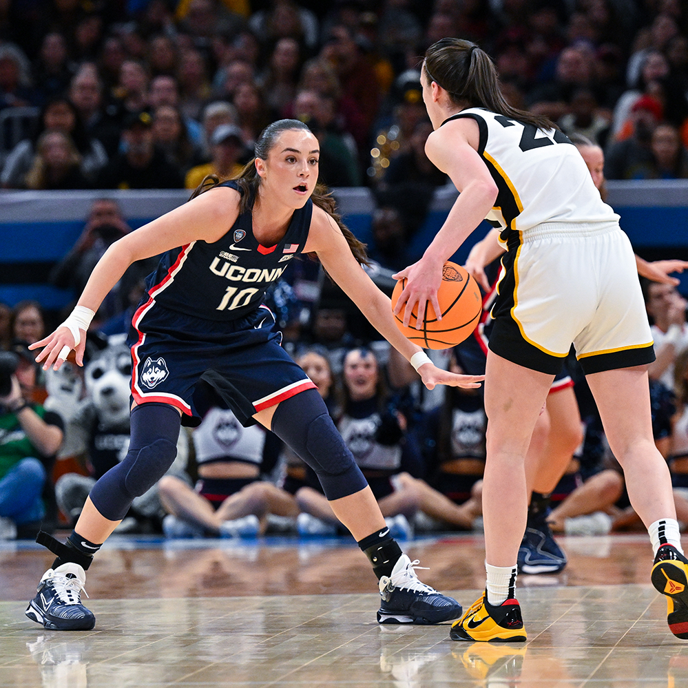 NCAA DI Womens Basketball - Final Four - 2024 - UConn vs Iowa, Rocket Mortgage Arena, Cleveland, Ohio.